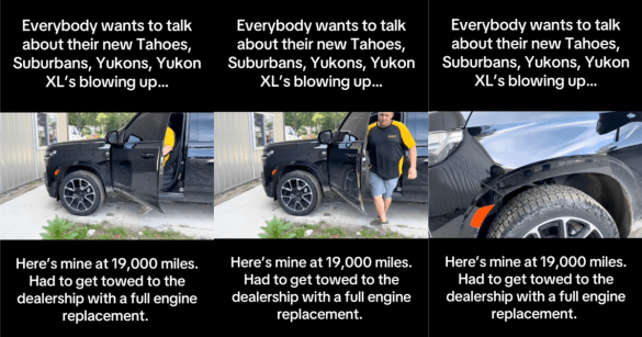 man walking out of his truck