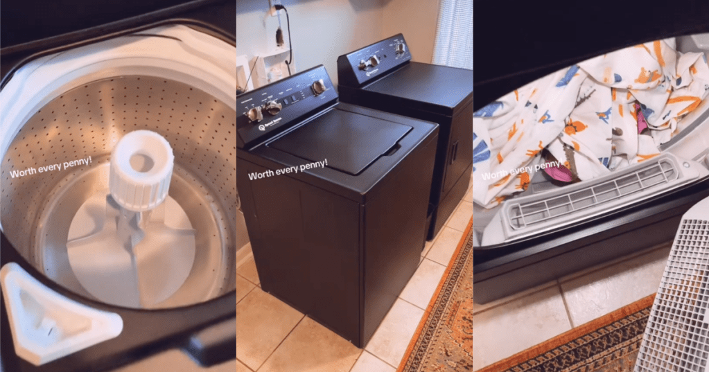 washing machine and dryer