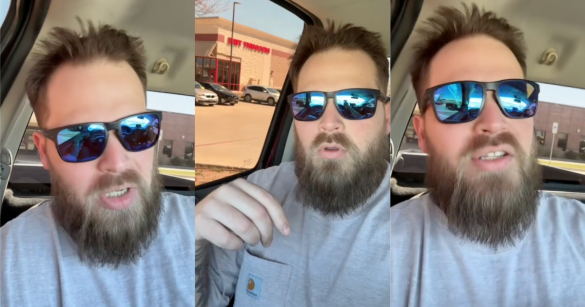 man talking about tires