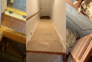 A Homeowner Found A Hidden Room When They Pulled Up Carpet in Their House