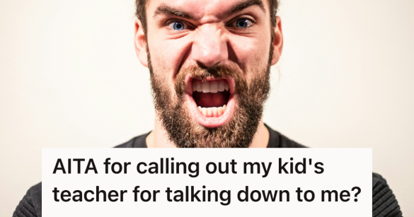 upset man making a face