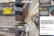 ‘This is why you scan everything!’ – There Was A Big Yellow Price Sticker On A Chair At Walmart, But The App Showed A Much Lower Price