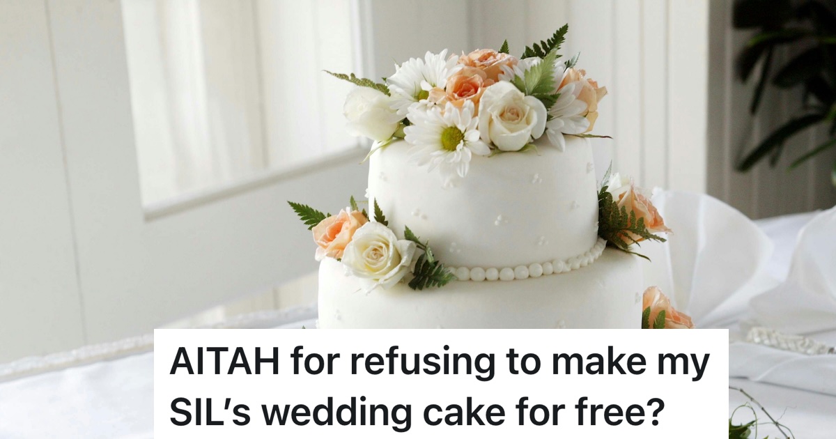 Bride Demands SisterinLaw Make a 4Tier Wedding Cake For Free, But