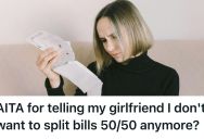 Girlfriend Insisted On Splitting Everything Evenly, But Her Higher-Earning Boyfriend Felt Guilty Watching Her Drain Her Savings To Keep Up