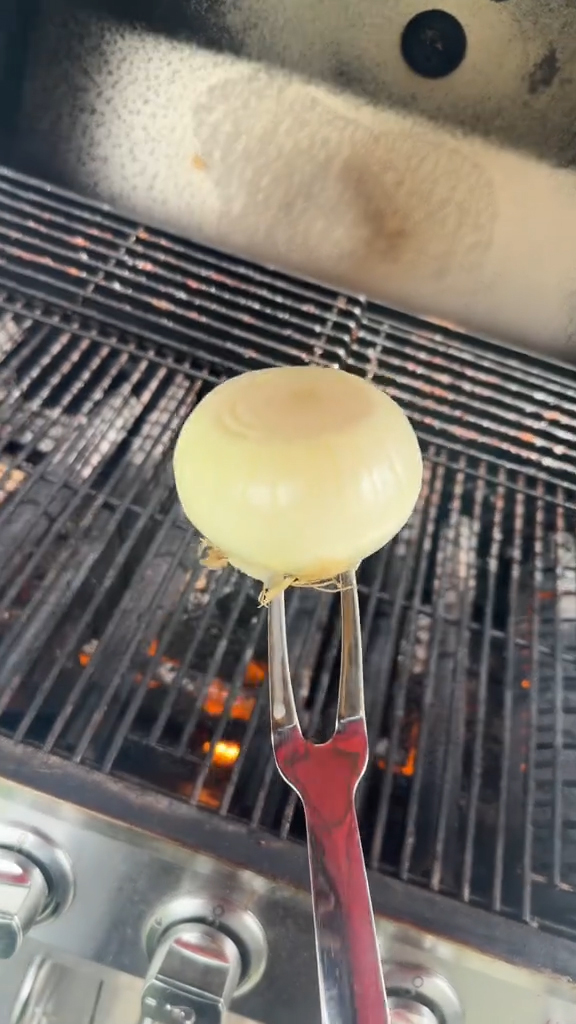 Grill Owner Tried To Clean Hers With An Onion Instead Of A Wire Brush ...