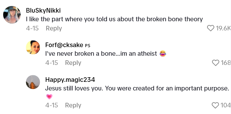 2025 06 09 02 08 55 Shes Crying Over What Shes Discovered In The Never Broke A Bone Theory