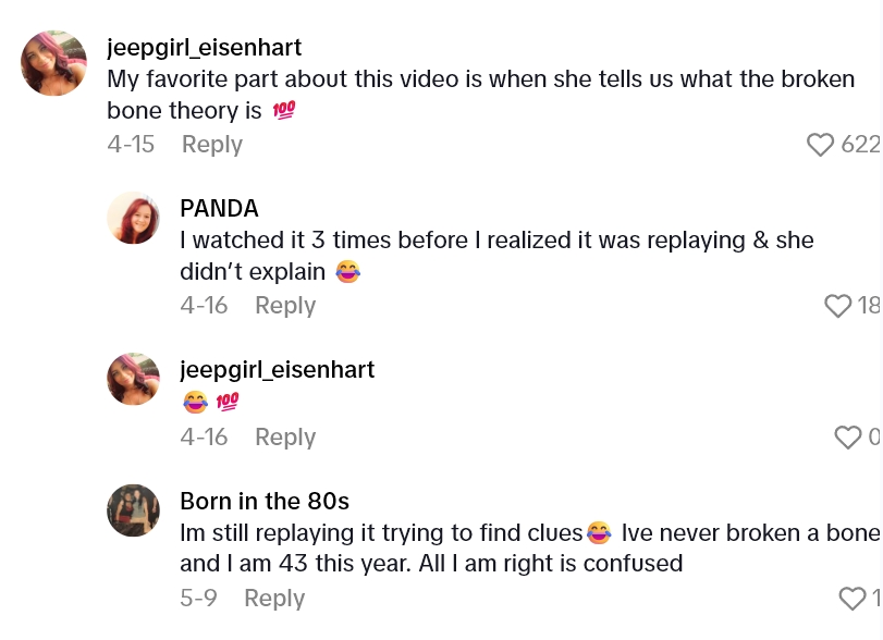 2025 06 09 02 09 15 Shes Crying Over What Shes Discovered In The Never Broke A Bone Theory