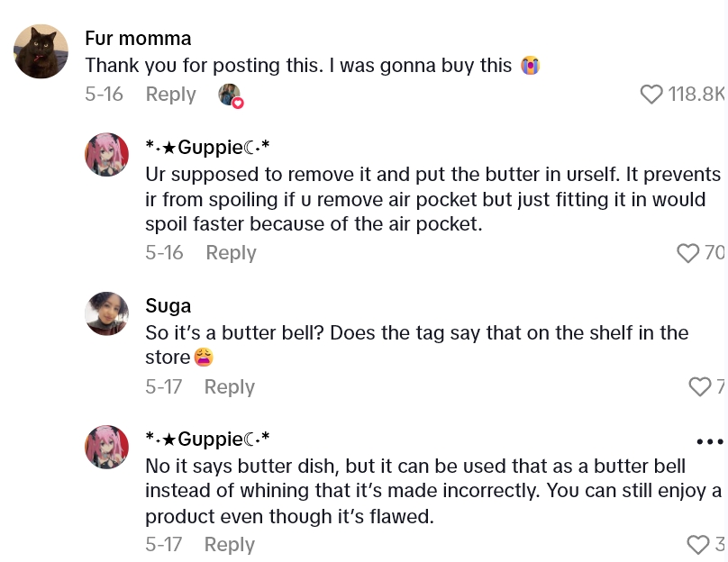 2025 06 09 15 36 46 She Bought An Adorable Butter Container, But Then She Tried To Use It.   How did Target approve this design?!