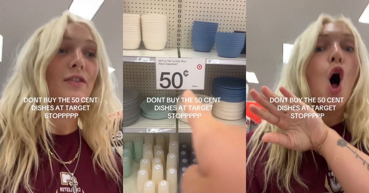 Target Has Dishes For 50 Cents Apiece, But This Girl Says Stay Away No Matter What. You will be drinking out of a musty crumb cup. 50 cent bowls at Target