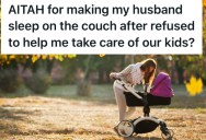 Mom Takes Her First Shower In Days After Persuading Her Husband To Watch Their Four Kids, But Even That’s Too Much For Him