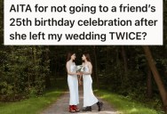 Two Brides Wanted A Small Wedding With Just Eight Of Their Closest Friends, But Things Turned Sour When Two Of Those Friends Left The Wedding Early