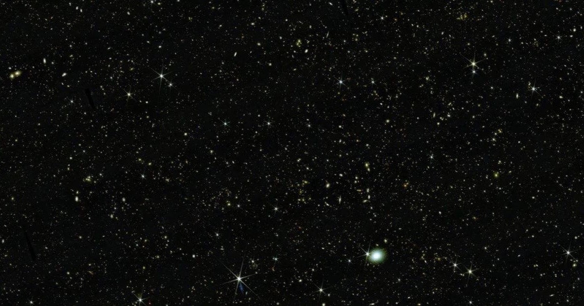 A view of distant galaxies