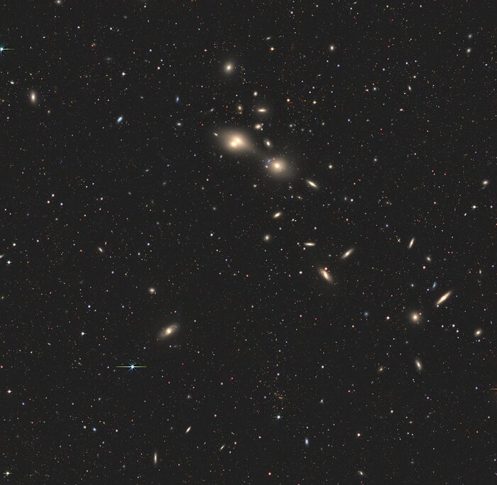 A wide-field view of the cosmic joust