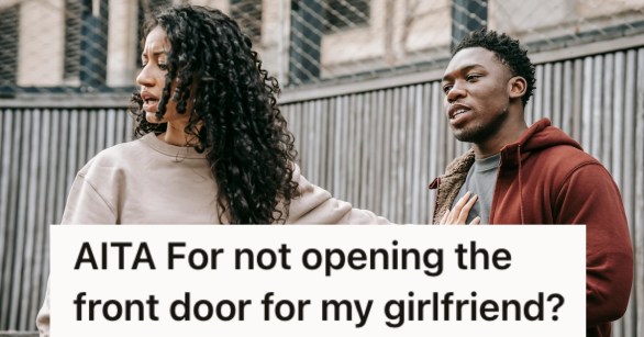 A couple having an argument