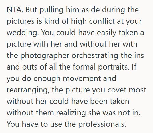 Family Photo 1 Bride And Groom Left His Brother’s Girlfriend Out Of The Wedding Portrait Because Of His Dating History, And Now The Family Is Divided On Whether It Was The Right Thing To Do