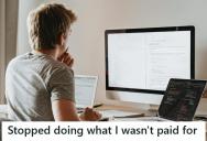 Boss Refused To Give Him A Raise For Doing Extra Work, So He Stopped Doing Extra Work And Let The Projects Collapse Until They Paid Up