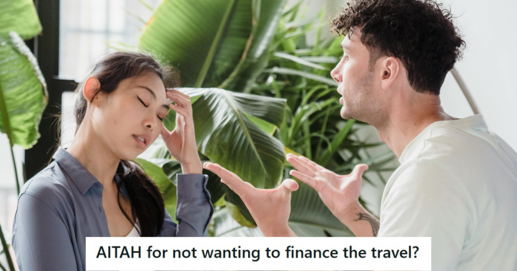 Man and woman arguing