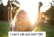 Her Boss Wrote Her Up For Calling Out Sick, But When They Pushed It Again After A Hospital Stay, She Documented Everything And Walked Away With $14K Severance