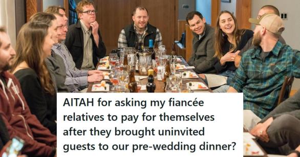 Family members enjoying good food and good conversation
