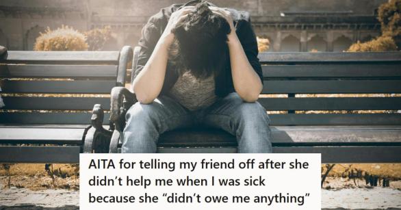 Young man sitting on the bench feeling bad about being scammed