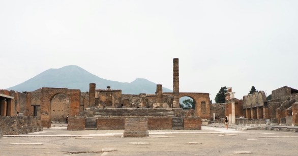 Ruins at Pompeii Archaeological Site