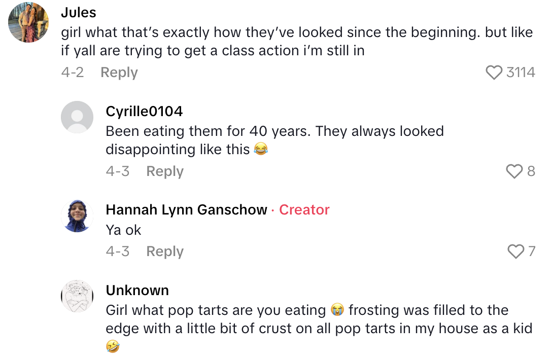 Screenshot 2025 06 01 at 4.06.15 PM They didn’t used to look like this.   This Shopper Wasnt Impressed With The Pop Tarts They Bought