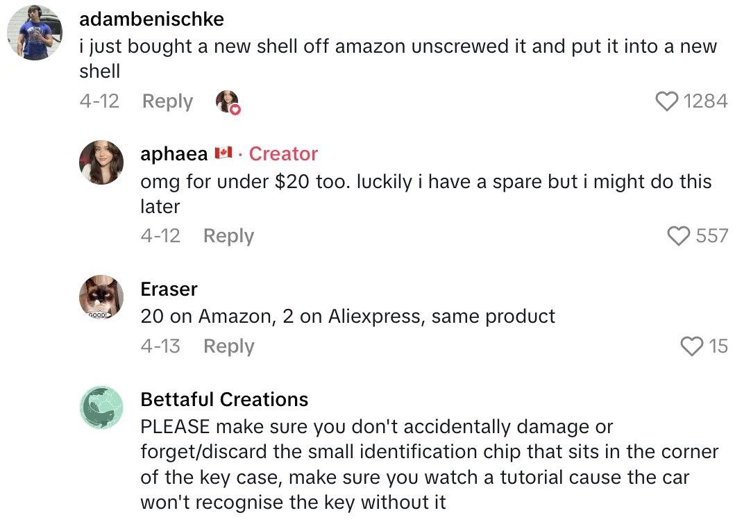 Screenshot 2025 06 01 at 4.29.15 PM Honda Driver Wasnt Expecting The Steep Price She Was Quoted To Replace Her Broken Car Key