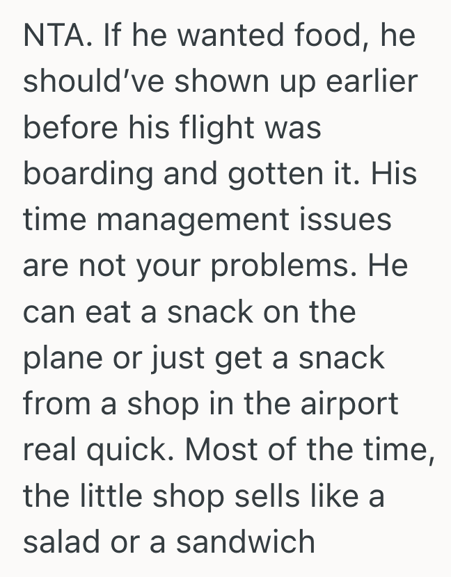 Screenshot 2025 06 03 at 11.18.43 AM Entitled Man Tried To Cut Ahead At The Airport Restaurant, So Hungry Passenger Asserted Themselves And Then Got Blamed For Being Rude