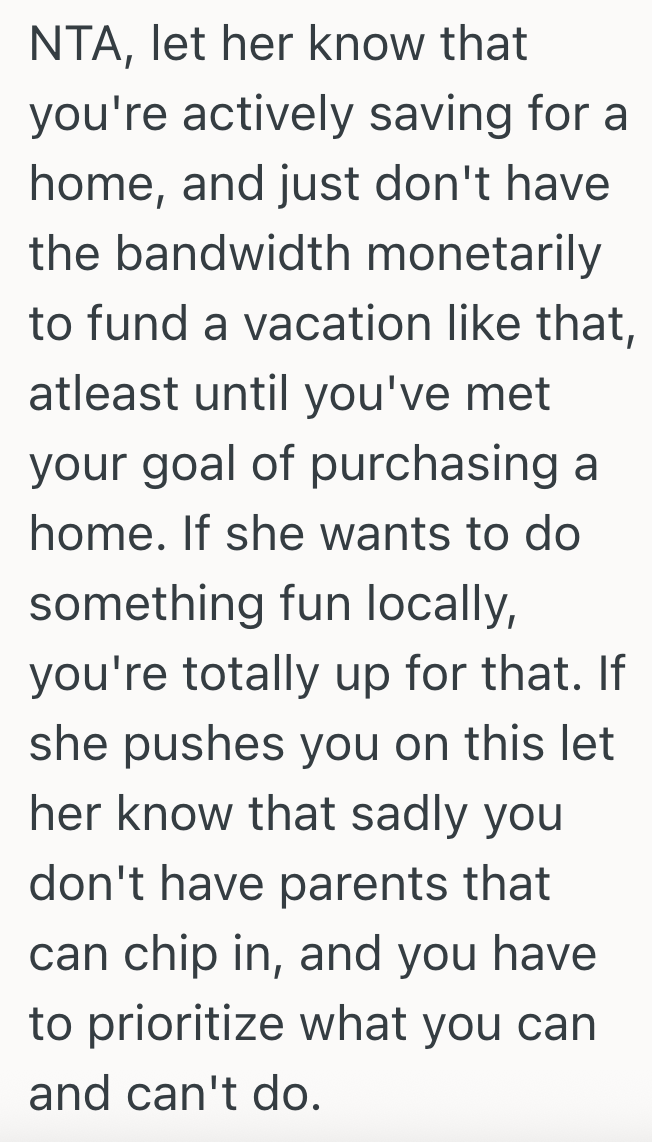 Screenshot 2025 06 03 at 11.21.31 AM His Girlfriend Wants Him To Go On An Expensive Weekend Beach Getaway, But He Would Rather Save The Money For A Mortgage Down Payment