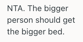 Screenshot 2025 06 03 at 2.12.05 PM Tall Teenage Boy Was Stuck With A Tiny Bed On Vacation Because His Shorter Brother Called Dibs On The Bigger One, But Hes Refusing To Play Nice