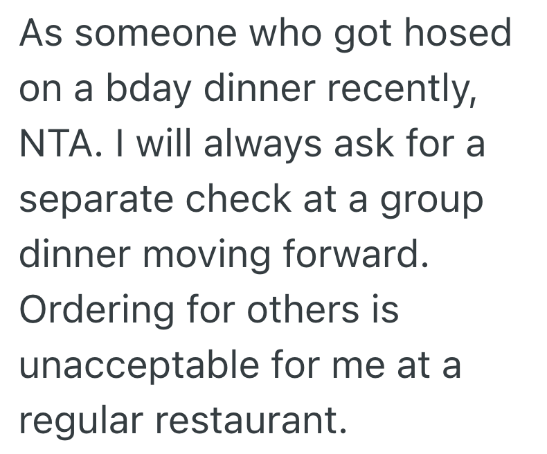 Screenshot 2025 06 03 at 2.54.14 PM Friend Orders $1,000 Birthday Dinner Without Asking Anyone, So One Guest Refuses To Pay An Equal Share