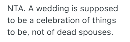 Screenshot 2025 06 04 at 11.27.13 AM He Found Out His Fiancée Wanted To Display Pictures Of Her Late Husband At Their Wedding, So He Thought About Calling Off The Ceremony