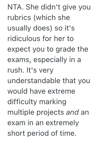 Screenshot 2025 06 04 at 5.11.37 PM A College Professor Expects Them To Grade Her Papers And Final Exams, But They Dont Have The Time To Do It Because Of Their Busy Schedule
