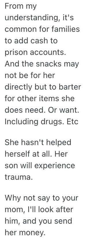 Screenshot 2025 06 04 at 5.13.09 PM Her Imprisoned Sister Is Demanding Money So She Can Buy Things In Jail, But She Doesnt Want To Help Her Out