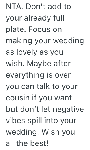 Screenshot 2025 06 04 at 5.15.30 PM Her Cousin Scheduled Her Wedding Right Before Her Date, So This Woman Wont Be Attending