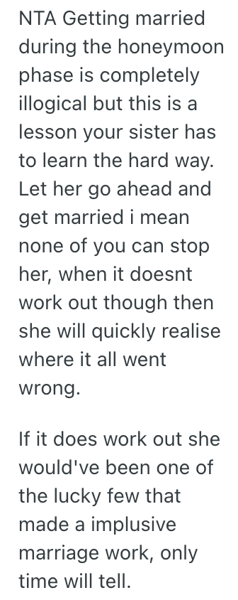 Screenshot 2025 06 04 at 5.34.30 PM Sister Wants To Marry To A Guy Shes Only Known For A Month, But They Told Her Its A Bad Idea