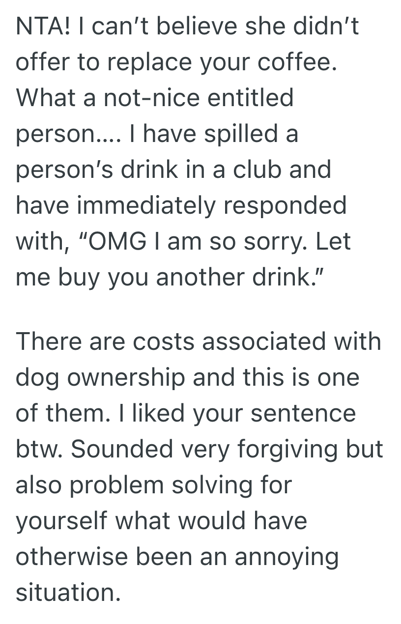 Screenshot 2025 06 04 at 5.45.22 PM Oblivious Dog Owner Walked Away After Her Dog Spilled His Coffee, But When He Confronted Her And Asked Her To Pay, She Acted Like He Was The One Out Of Line