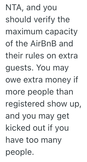 Screenshot 2025 06 04 at 5.57.58 PM His Sister in Law Invited A Bunch Of Extra People On A Vacation, And This Guy Isnt Happy About It