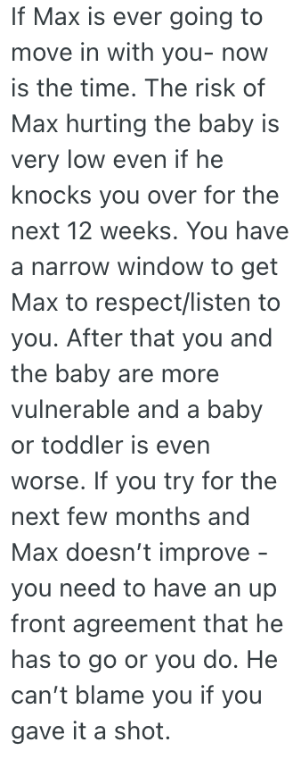Screenshot 2025 06 06 at 1.13.32 PM Pregnant Womans Husband Wants His Out of Control Dog To Live With Them, But She Wont Allow It
