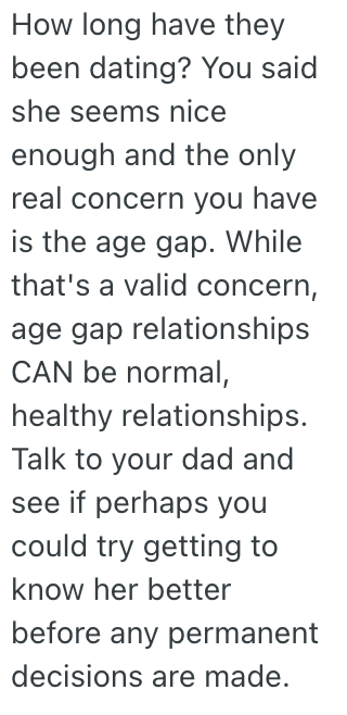 Screenshot 2025 06 06 at 1.24.17 PM Her Dad Wants To Marry A Much Younger Woman, But She Told Him Shes Not On Board With The Idea