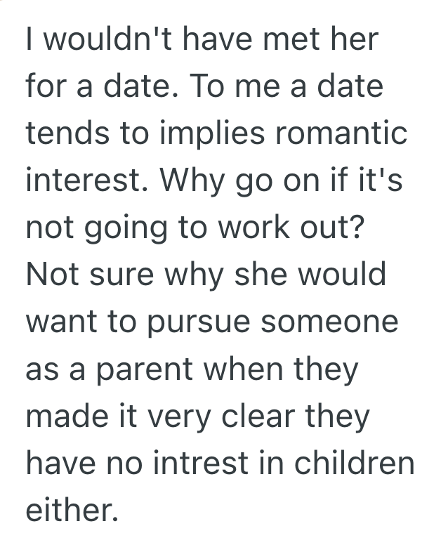 Screenshot 2025 06 06 at 5.04.51 PM She Told Her Date That He Didnt Need To Be A Stepparent To Her Kid, But When He Arrived To The First Date She Had Her Kid With Her Anyway