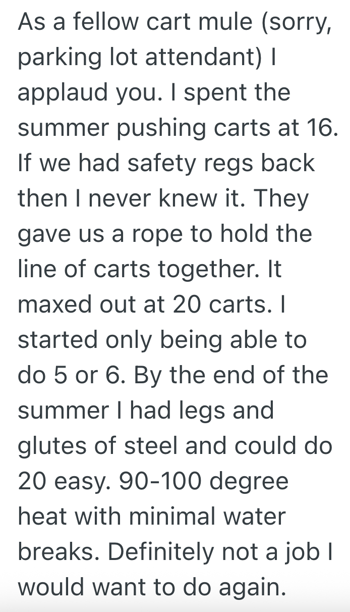Screenshot 2025 06 06 at 5.24.22 PM Grocery Store Employee Is Sick Of Hurting Himself Pushing Carts At Work, So He Decides To Follow The Company Safety Guidelines