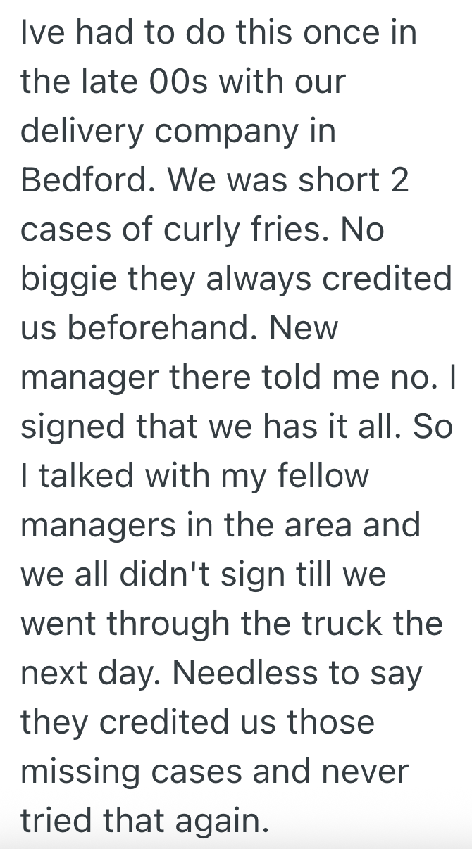 Screenshot 2025 06 07 at 6.52.26%E2%80%AFPM Restaurant Delivery Order Is Missing A Large Box Of Shrimp, So During The Next Delivery The Supervisor Looks Through The Order Thoroughly