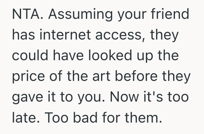 Screenshot 2025 06 08 at 2.16.26%E2%80%AFAM Her Friend Wants Gifted Artwork Back After Learning Its Estimated Value, But She Says Shes Keeping It