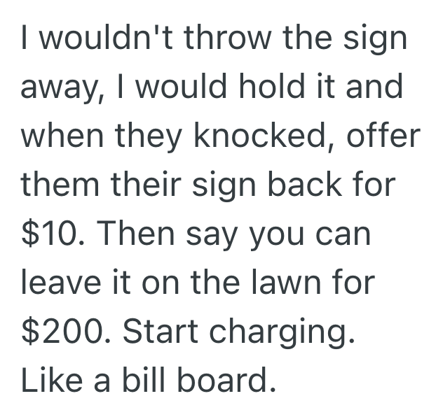 Screenshot 2025 06 11 at 12.17.01 AM People Always Put Yard Sale Signs In Her Yard Without Permission, So She And Her Husband Throw The Signs Out Without Asking