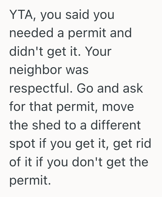 Screenshot 2025 06 11 at 12.57.02 PM Homeowner Neglected Permit Rules And Bought An Ugly Shed, But Their Relationship Deteriorated Fast When They Ignored Their Neighbors Pushback