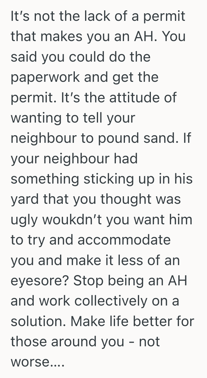 Screenshot 2025 06 11 at 12.57.45 PM Homeowner Neglected Permit Rules And Bought An Ugly Shed, But Their Relationship Deteriorated Fast When They Ignored Their Neighbors Pushback