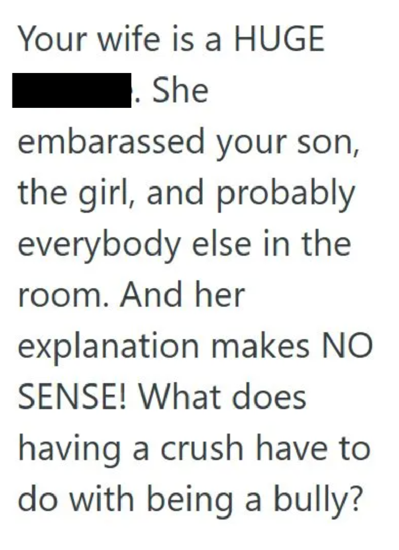 Screenshot 2025 06 11 at 2.34.45 PM Son Confided In Them About A Crush He Had, But When Mom Went And Told The Girl That Evening, The Dad Said She Was A Jerk