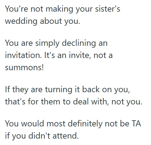 Screenshot 2025 06 13 160855 His Sister Refused To Invite His Partner To Her Wedding, So He Told Her He Wont Attend The Ceremony Either