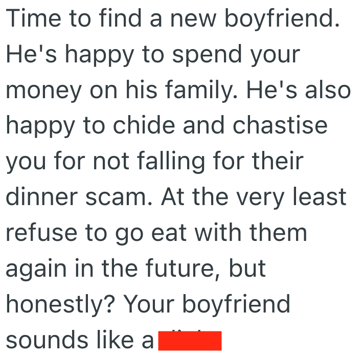 Screenshot 2025 06 13 at 1.37.16 PM 1 Family Wants To Split A Massive Bill, But One Person Is Tired Of Sharing The Costs Of Everyones Overindulgence